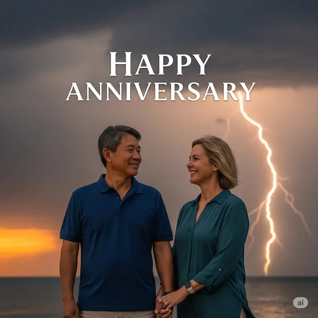 Through the Years and Storms, We Are Still Together: Happy Anniversary!